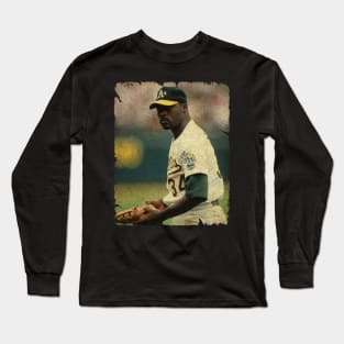 Dave Stewart in Oakland Athletics, 1989 Long Sleeve T-Shirt